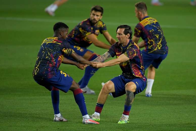 Fati An Early Ray Of Optimism For Messi Koeman S Barcelona Besoccer