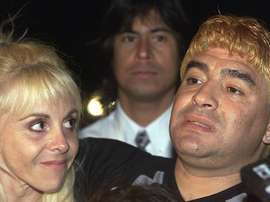 Maradona casi nos deja en el año 2000. AFP