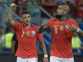 Sanchez sends Chile into Copa America quarter-finals. AFP