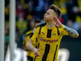 O Dortmund bateu o Leipzig por 4-1. AFP