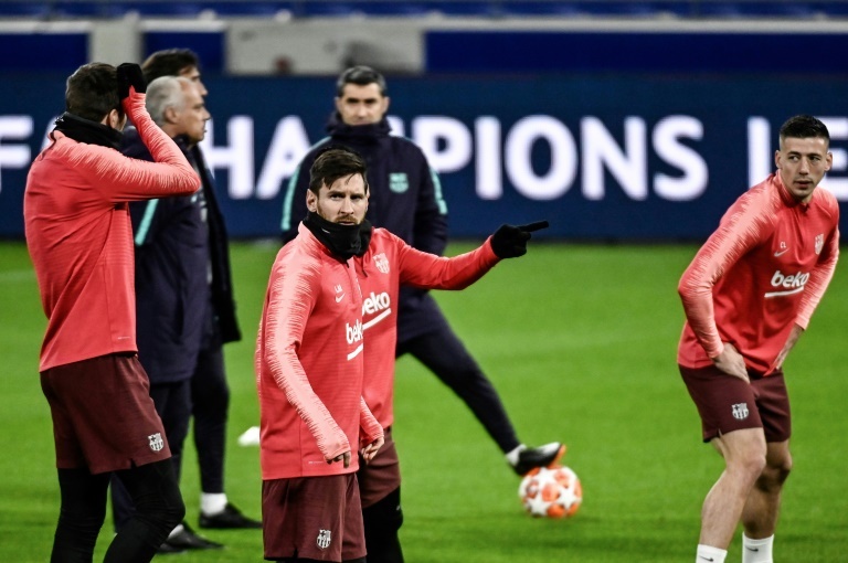barcelona lyon ucl