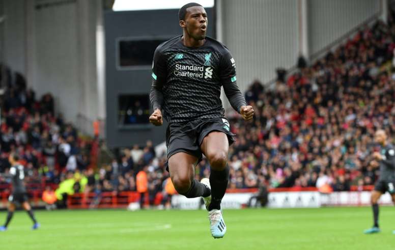 Liverpool will have to sell Wijnaldum to sign Thiago. AFP