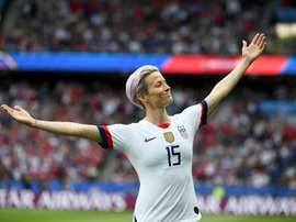 Rapinoe se propose pour être vice-présidente des États-Unis. AFP
