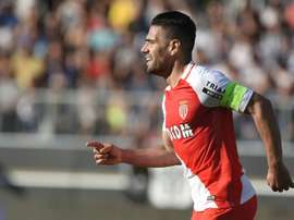 Falcao marcou o gol que deu a vitória ao Monaco. AFP