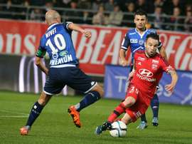 Benjamin Nivet seguirá jugando en la Ligue 1 a sus 40 años. AFP