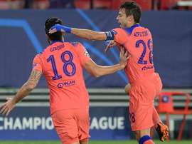 Giroud got four v Sevilla, but he may not start v Leeds. AFP