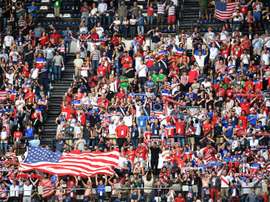 The USMNT still without a full-time manager, a year after resignation of their previous coach. AFP
