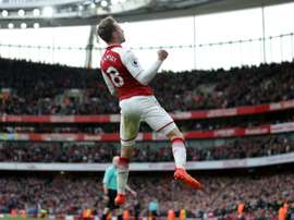 Arsenal's Aaron Ramsey. AFP