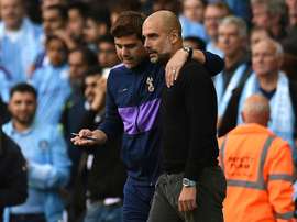 Pep Guardiola Makes International Headlines In Yellow Card Saga. AFP