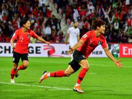 South Korea scraped into the quarter-finals of the Asia Cup. AFP