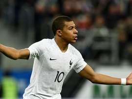 Mbappe was on form as France eased to victory over Russia. AFP
