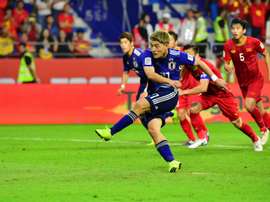 It was the first penalty awarded by VAR in Asian Cup history. AFP