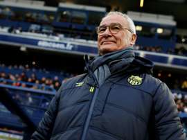 Ranieri quitte Nantes mais pas sans quelques bonnes pensées. AFP