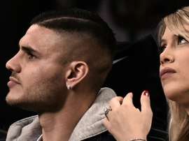 Mauro Icardi may not be an Inter player anymore. AFP