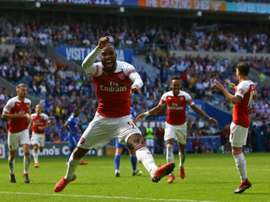 Lacazette devrait figurer dans le onze de départ. AFP
