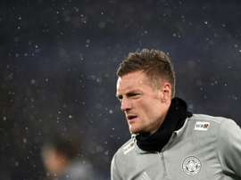 Vardy hasn't scored in a while. AFP