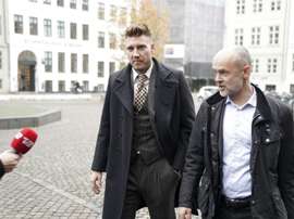 Bendtner has dropped the appeal against his sentence. AFP