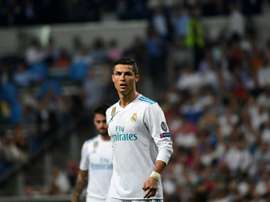 Ronaldo in action during the reverse fixture. AFP