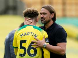 Michail Antonio hit four for West Ham as Norwich were relegated. AFP