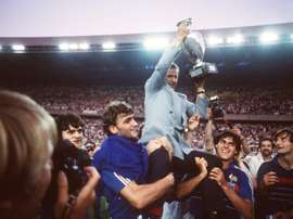 Michel Hidalgo, the coach of the great France team. AFP