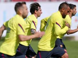 Le FC Barcelone mise sur une date pour son retour en Liga. AFP
