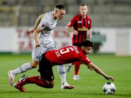 Wirtz becomes Bundesliga's youngest scorer at 17 years and 34 days. AFP