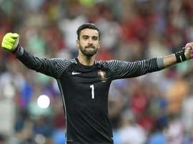 Portuguese goalkeeper Patricio joined Wolves this summer. AFP