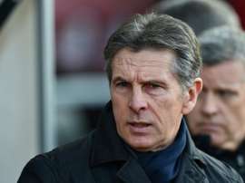 Claude Puel's first game in charge at Leicester ended with a win. AFP