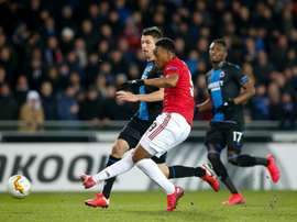 United drew 1-1. AFP