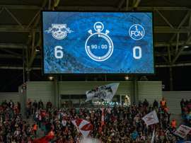 Six of the best for Leipzig. AFP