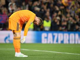 O PSG fez um estranho pedido a De Gea. AFP