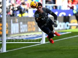Courtois tem uma tendinite. AFP