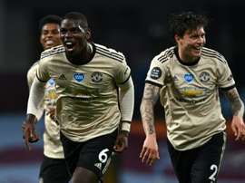 Pogba says the Premier League title is the standard for United. AFP