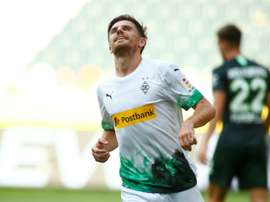 Jonas Hofmann got a brace in Gladbach's 3-0 win over Wolfsburg. AFP
