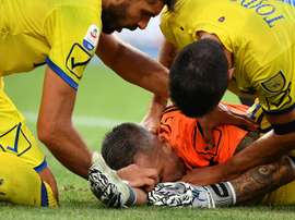 O adeus de Sorrentino do futebol. AFP