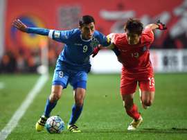 Koo Ja-Cheol (right) scored a late winner as South Korea came from behind to beat Uzbekistan 2-1 in a World Cup qualifier in Seoul on November 15, 2016