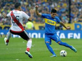 O lateral pode voltar a vestir a camisa 'xeneize' muito em breve. AFP