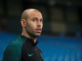 Mascherano teve direito a despedida em Camp Nou. AFP