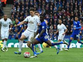 El jugador del Leicester necesita contar con más minutos. AFP