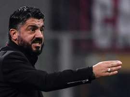 Gennaro Gattuso treinador do Milan. AFP