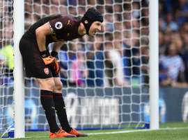 Cech has been out for over a month. AFP