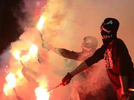 German police are expecting difficulties at the game. AFP