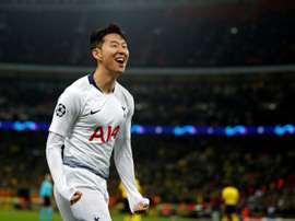 Son a réalisé un rêve en jouant contre CR7. AFP