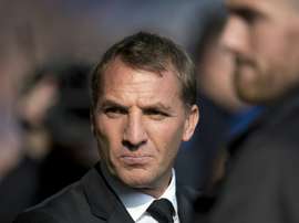 Liverpools manager Brendan Rodgers ahead of an English Premier League football match against Everton at Goodison Park on October 4, 2015