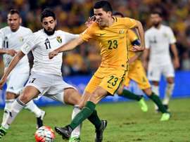Tom Rogic scored a magnificant goal against Saudi Arabia. AFP