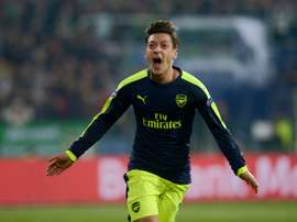 Mesut Özil ha marcado un auténtico golazo ante el Ludogorets. EFE