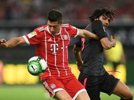 'Lewa' bisou e ajudou a sua equipe a vencer. AFP