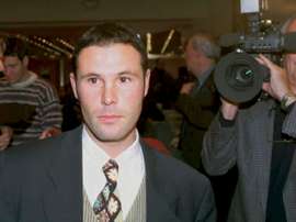 Belgian soccer player Jean-Marc Bosman leaves the European Court of Justice on December 15, 1995 after the Court ruled that the actual transfer system of players between football clubs was illegal