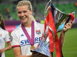 Lyon women's star Hegerberg out for months with knee ligament injury. AFP