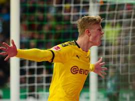 Haaland netted once again for Dortmund this Saturday. AFP